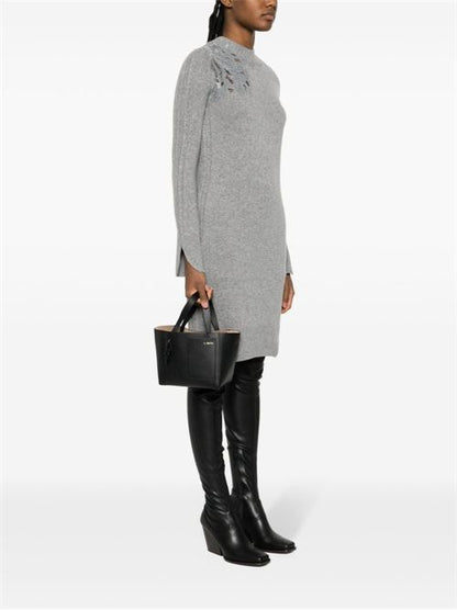 MINI LEATHER BUCKET BAG