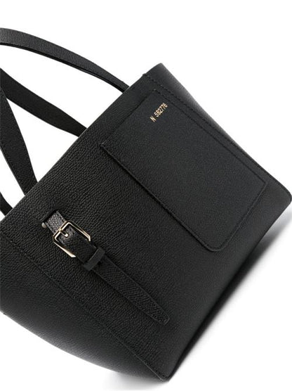 MINI LEATHER BUCKET BAG