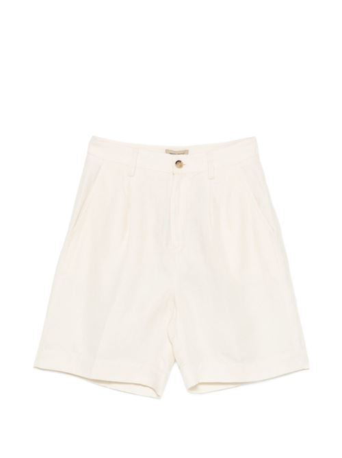 LINEN BLEND SHORTS