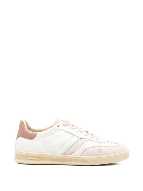 DOUBLE U LEATHER SNEAKERS