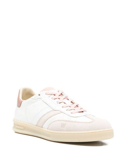 DOUBLE U LEATHER SNEAKERS