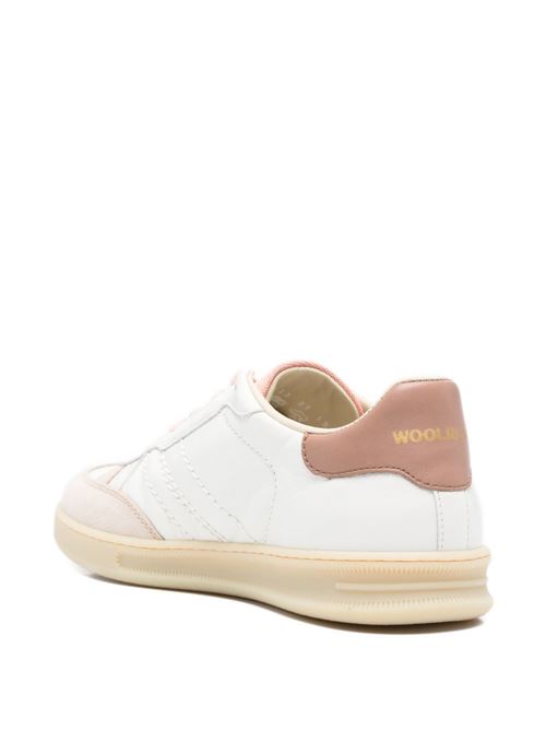 DOUBLE U LEATHER SNEAKERS