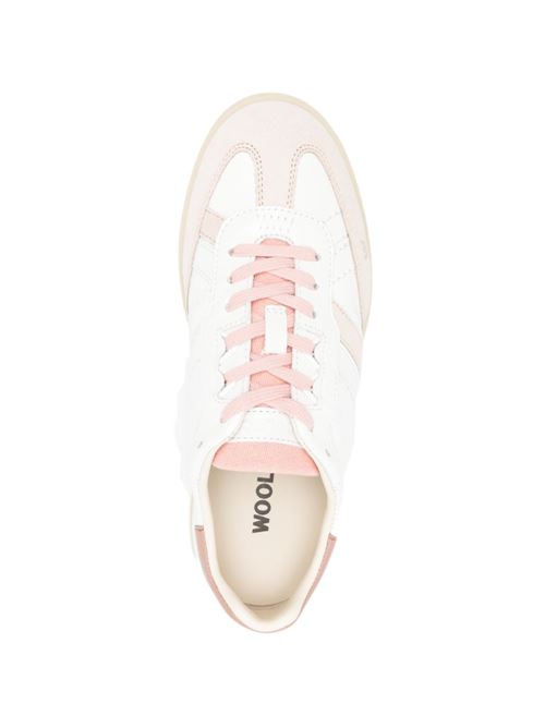 DOUBLE U LEATHER SNEAKERS
