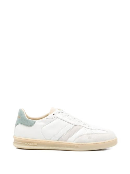 DOUBLE U LEATHER SNEAKERS
