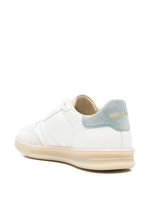 DOUBLE U LEATHER SNEAKERS