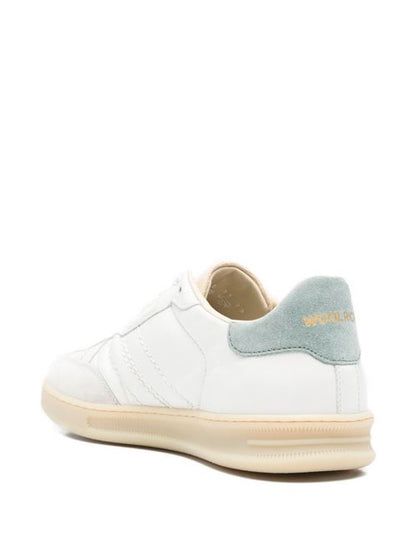 DOUBLE U LEATHER SNEAKERS