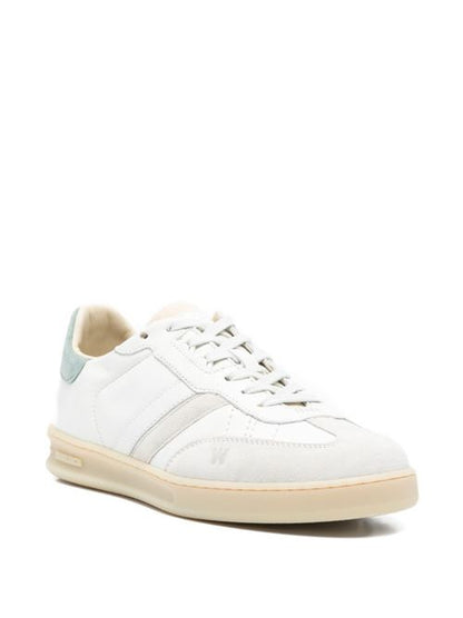DOUBLE U LEATHER SNEAKERS