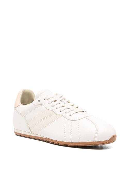 FLAT LEATHER SNEAKERS