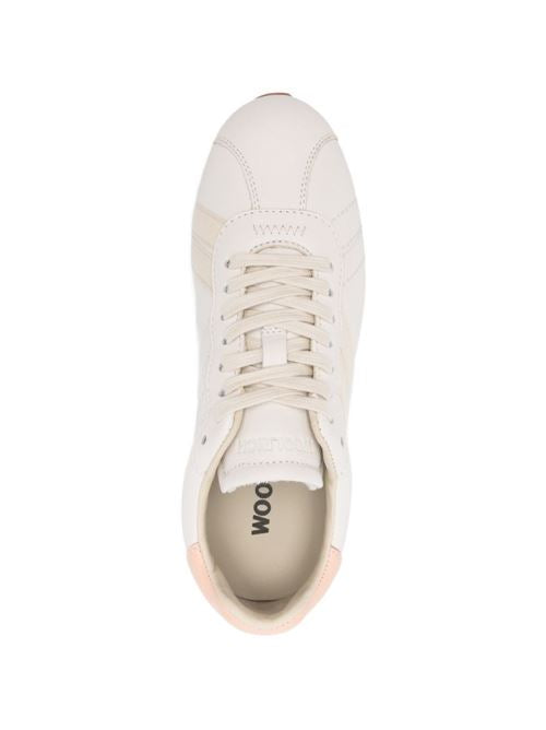 FLAT LEATHER SNEAKERS