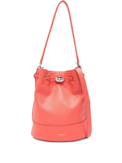 MONDA' DAILY SMALL LEATHER BUCKET BAG