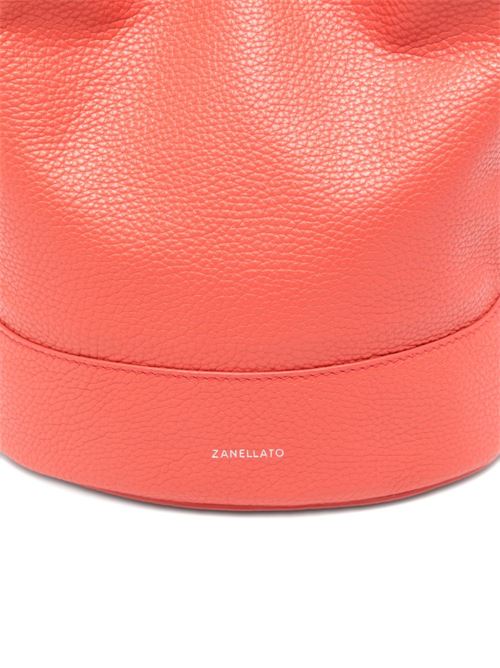 MONDA' DAILY SMALL LEATHER BUCKET BAG
