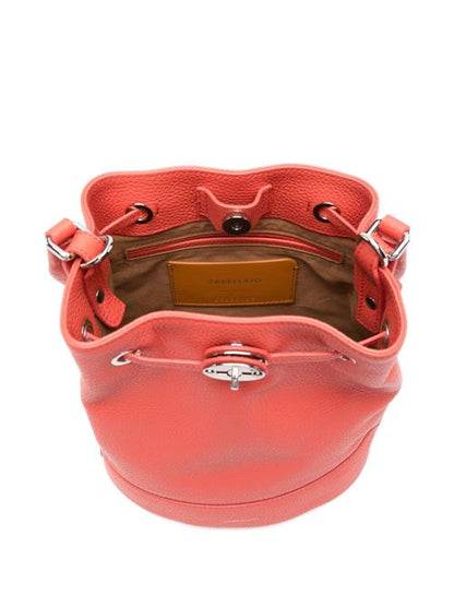 MONDA' DAILY SMALL LEATHER BUCKET BAG