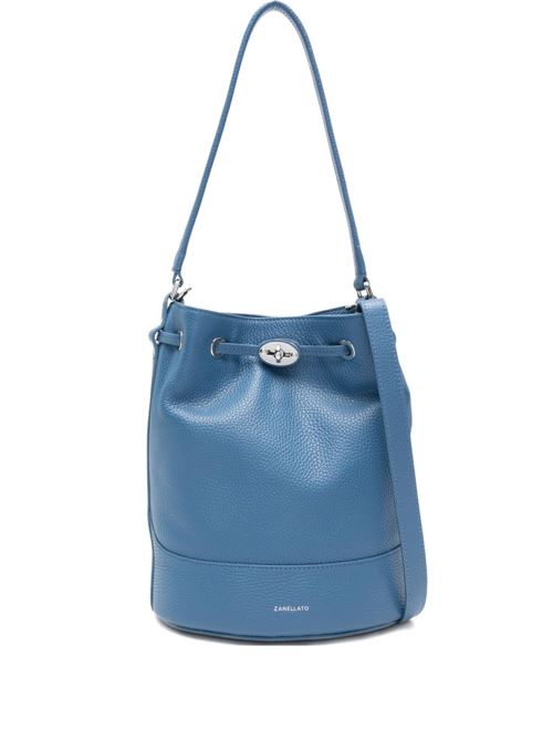 MONDA' DAILY SMALL LEATHER BUCKET BAG