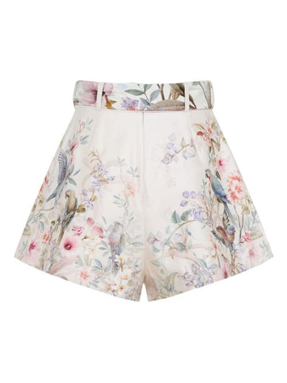 REBELLION SILK AND COTTON SHORTS