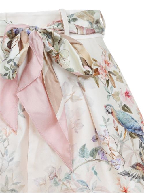 REBELLION SILK AND COTTON SHORTS