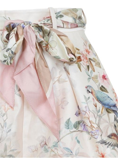 REBELLION SILK AND COTTON SHORTS