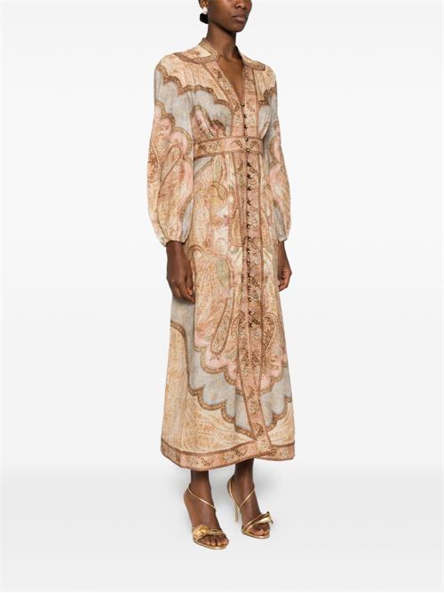 WANDERLUST LINEN MIDI DRESS