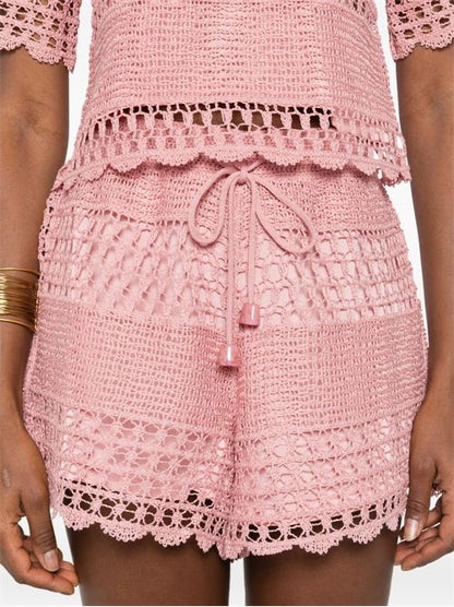 WANDERLUST CROCHET COTTON SHORTS
